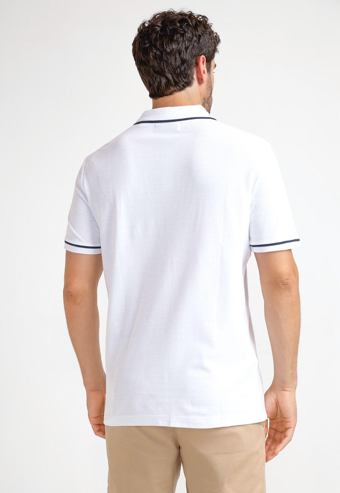Polera Polo De Hombre The Earl Blanco-1