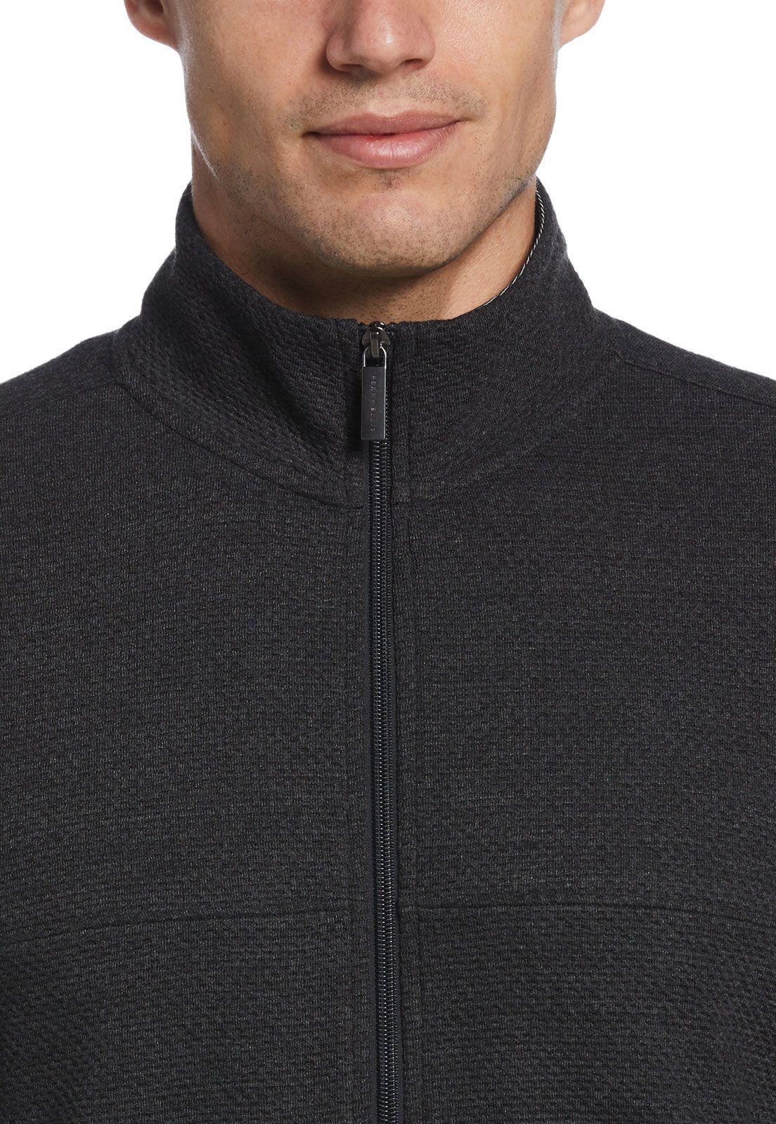 Polerón Full Zip Textura Marengo-2