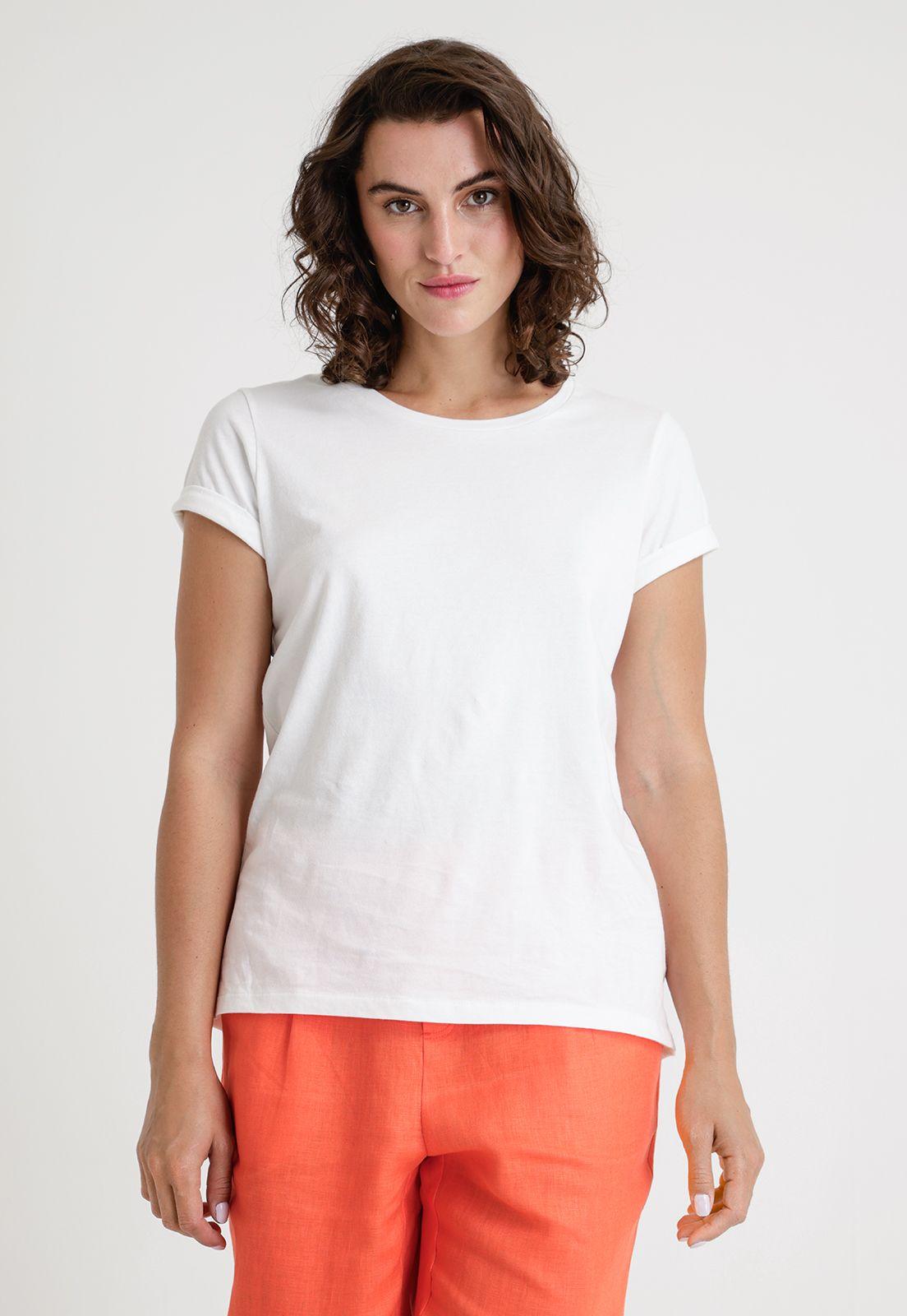 Polera De Mujer Mora Blanco-0