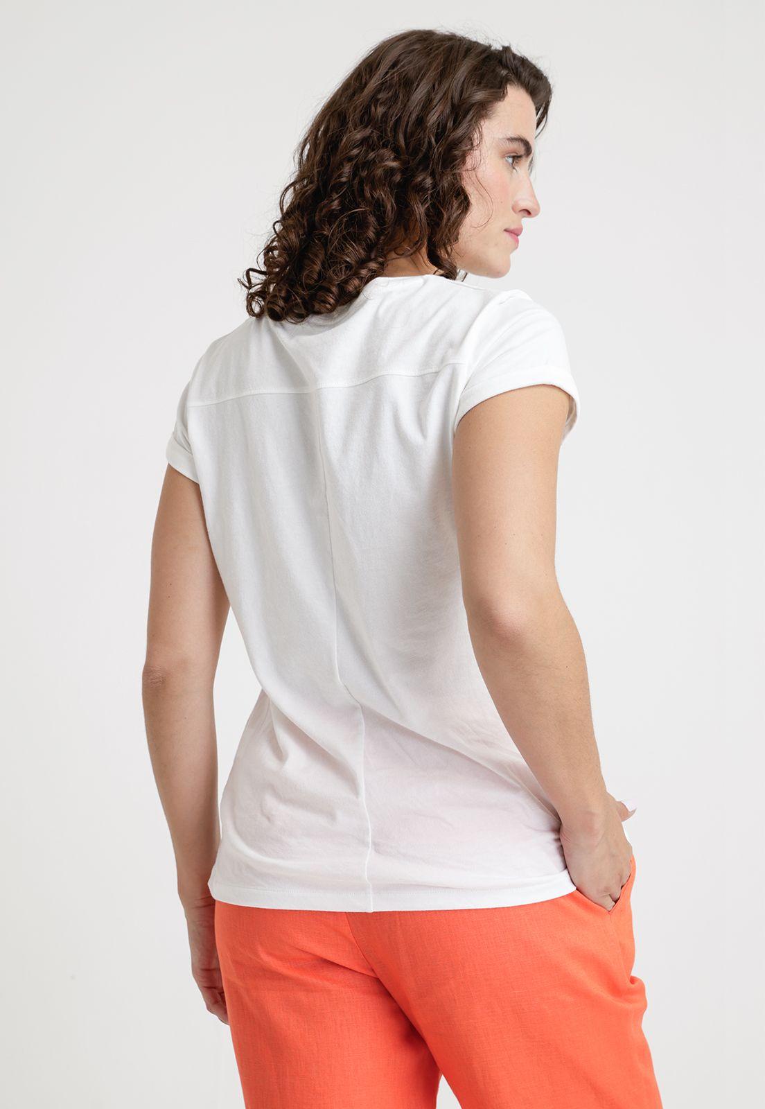 Polera De Mujer Mora Blanco-1