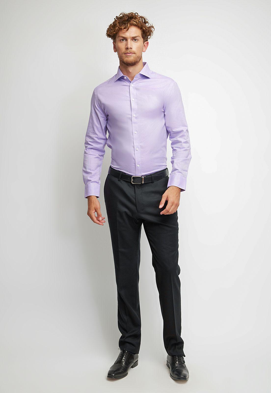 Camisa Non Iron Lila-3