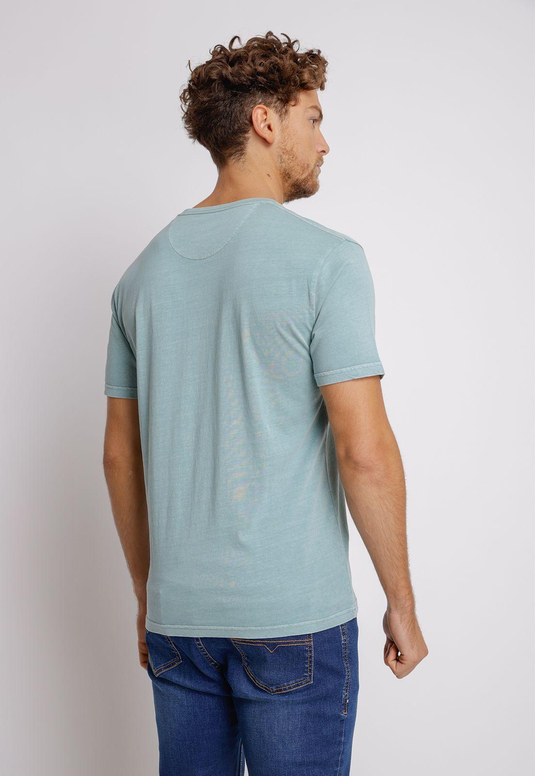 Polera Hombre Slim Fit Miklos Algodón Verde-1