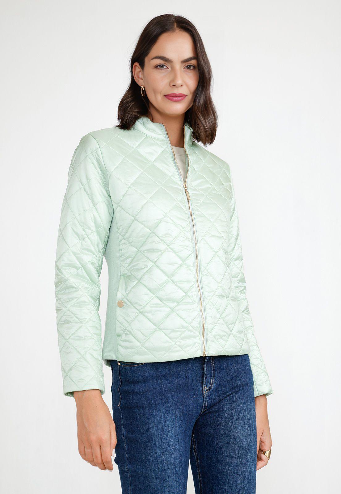 Chaqueta Acolchada Mujer Artemisa Verde-0