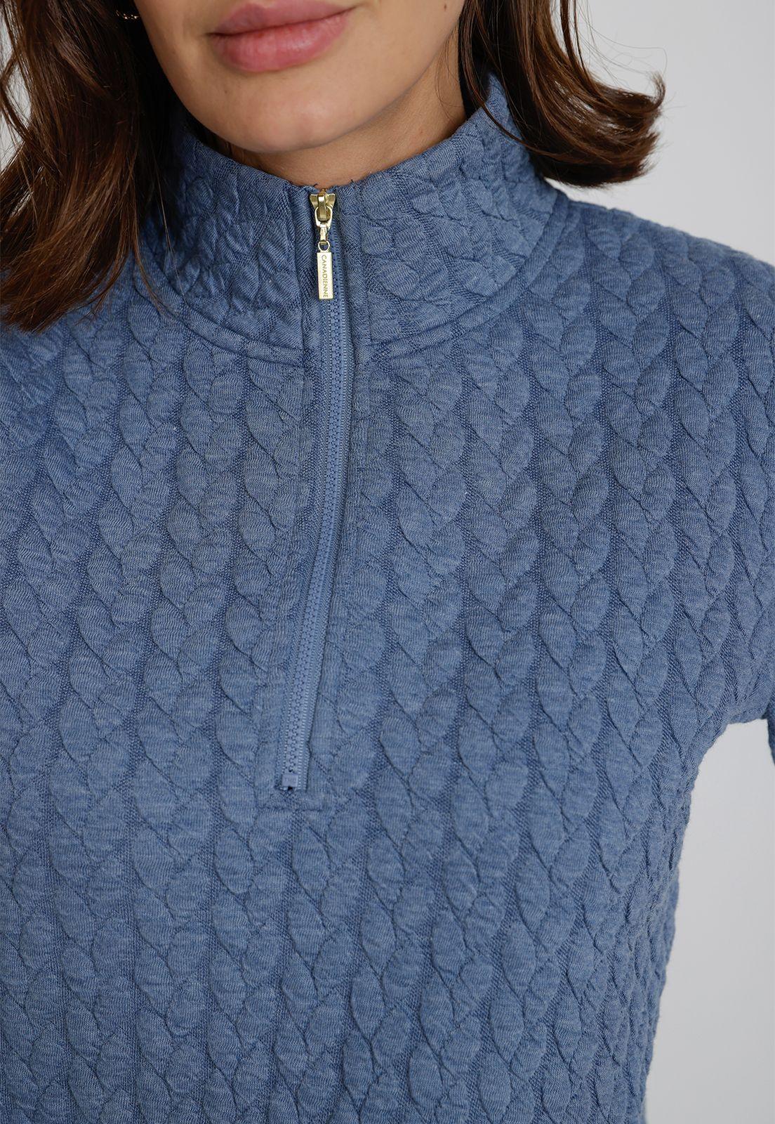 Polerón De Mujer Kava Celeste-2