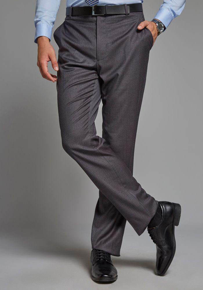 Pantalón Formal Microdiseño Gris-2