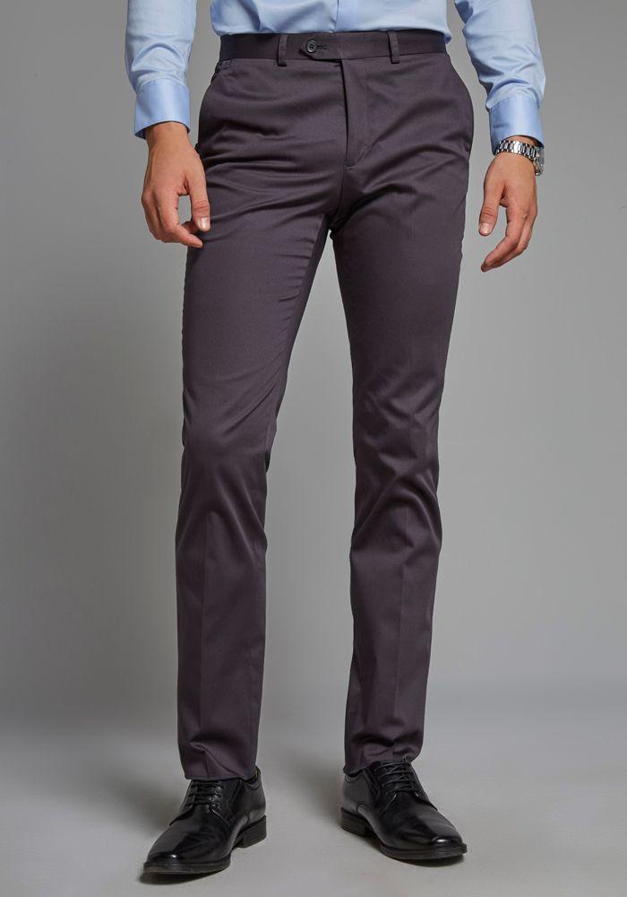 Pantalón Formal Microdiseño Gris-5