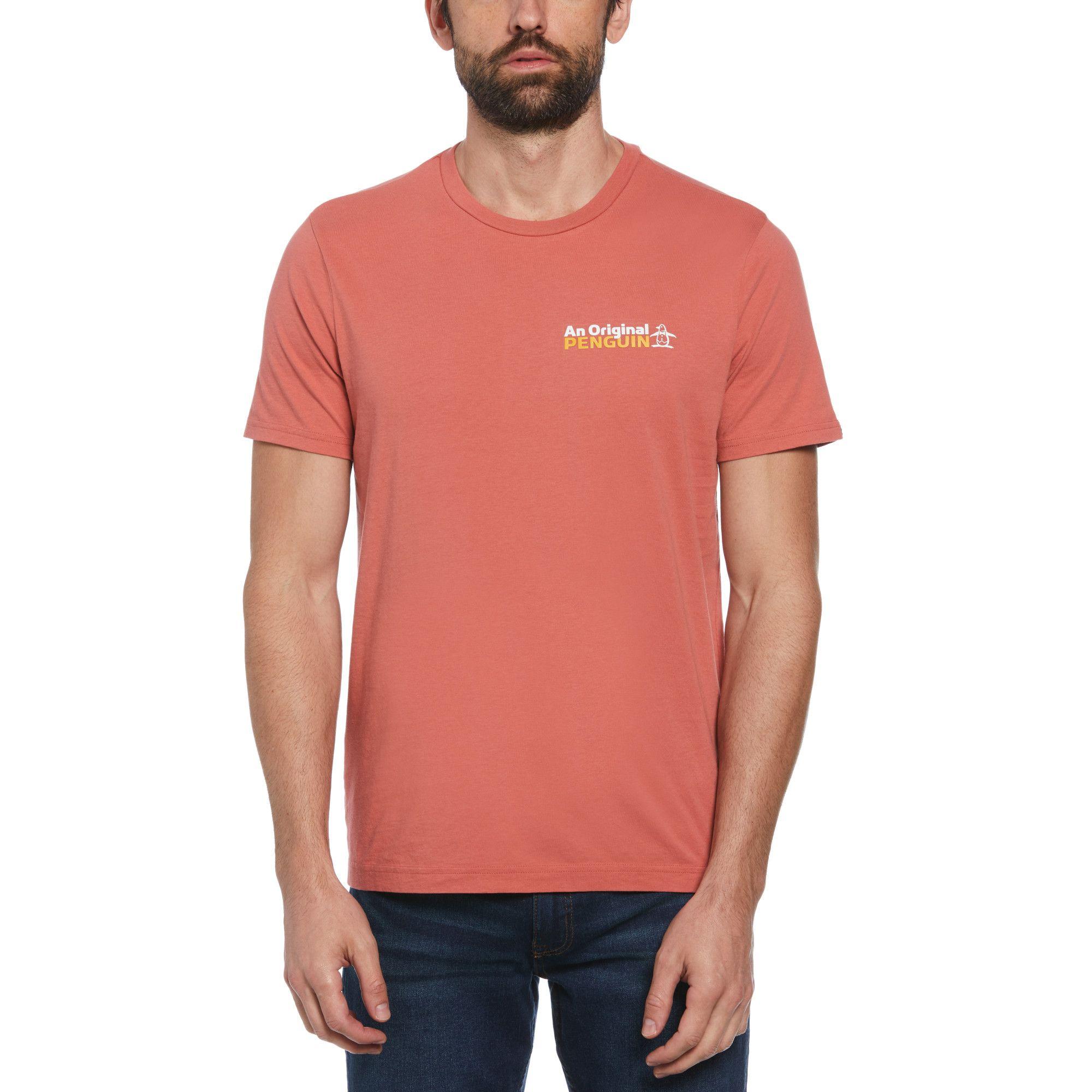 Polera De Hombre Golf Estampado Coral-0