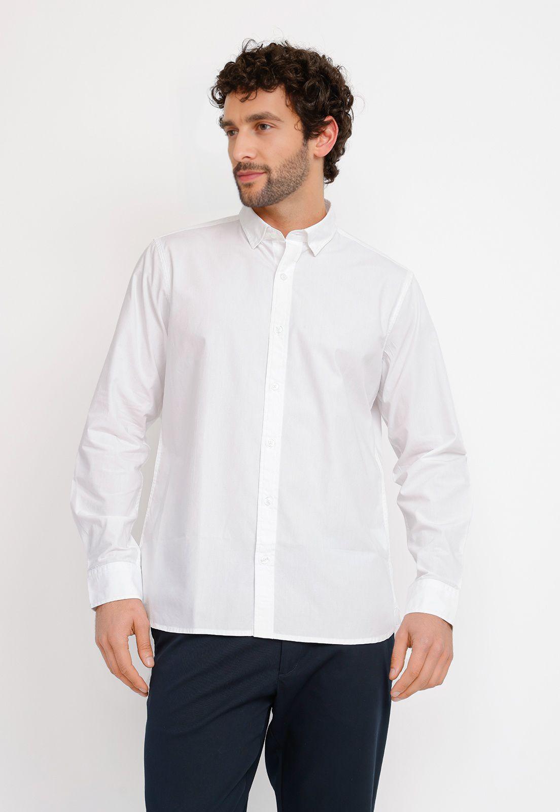 Camisa ML Hombre Basilio Blanco-0