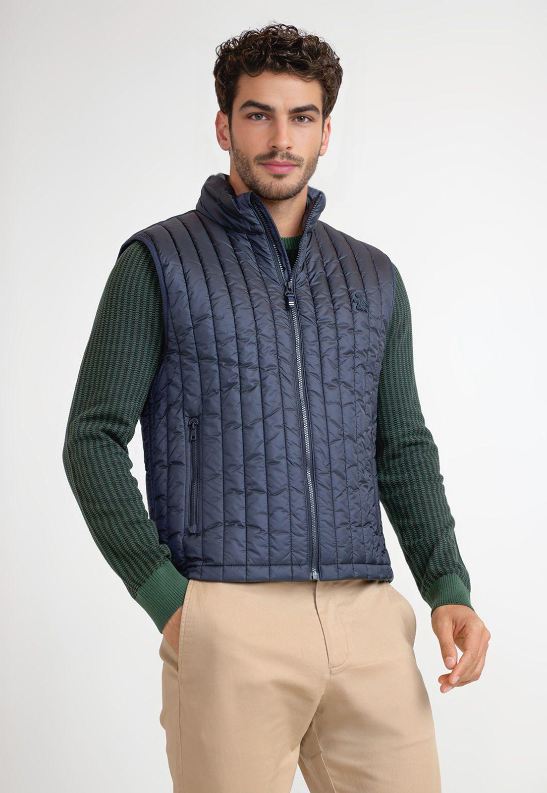 Parka Sin Manga Hombre Navy-0