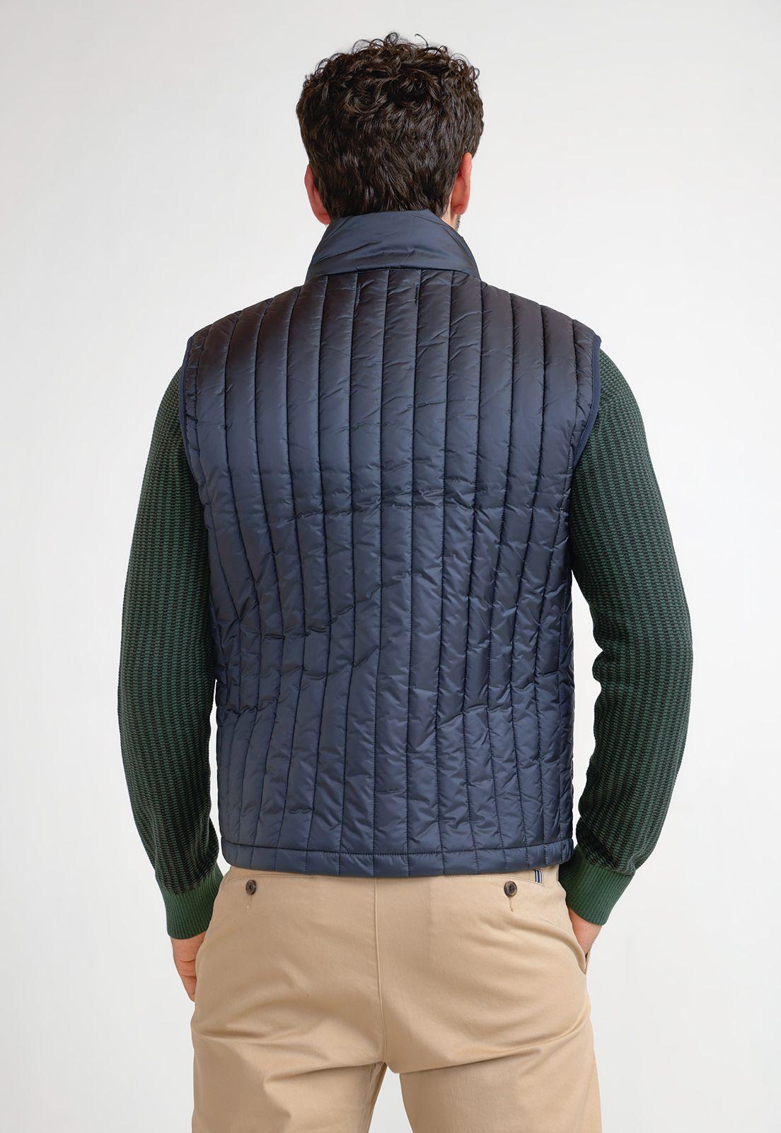 Parka Sin Manga Hombre Navy-1