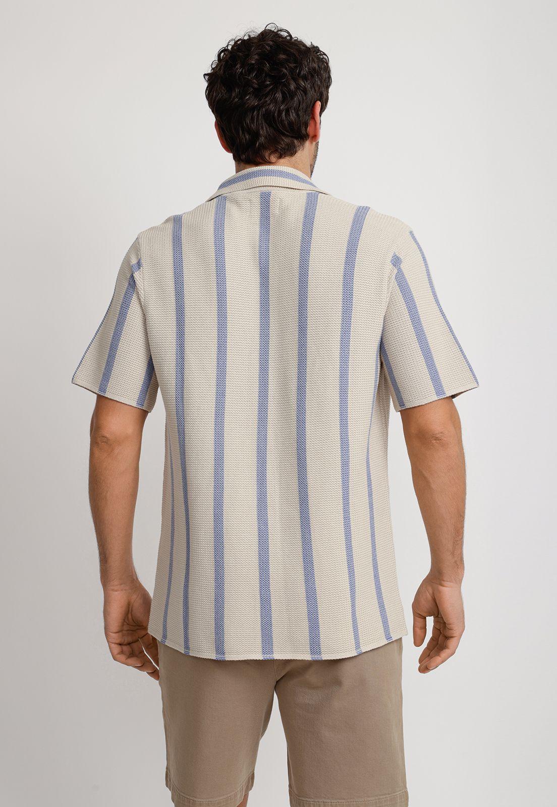 Camisa Hombre Manga Corta Knit Arena-1