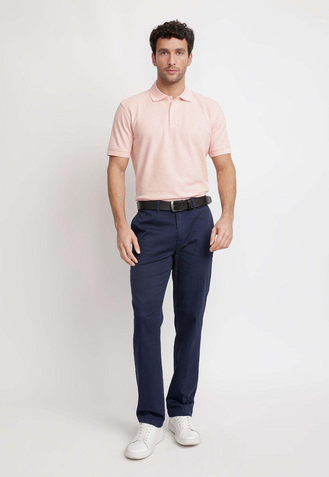 Pantalón Texturado Hombre Algodón Vulcan Azul Marino-3