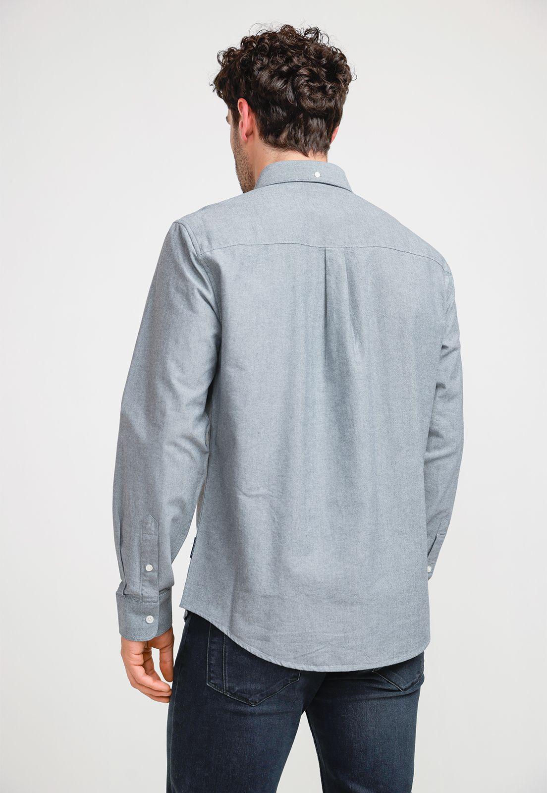 Camisa Hombre Oxford Navy-1