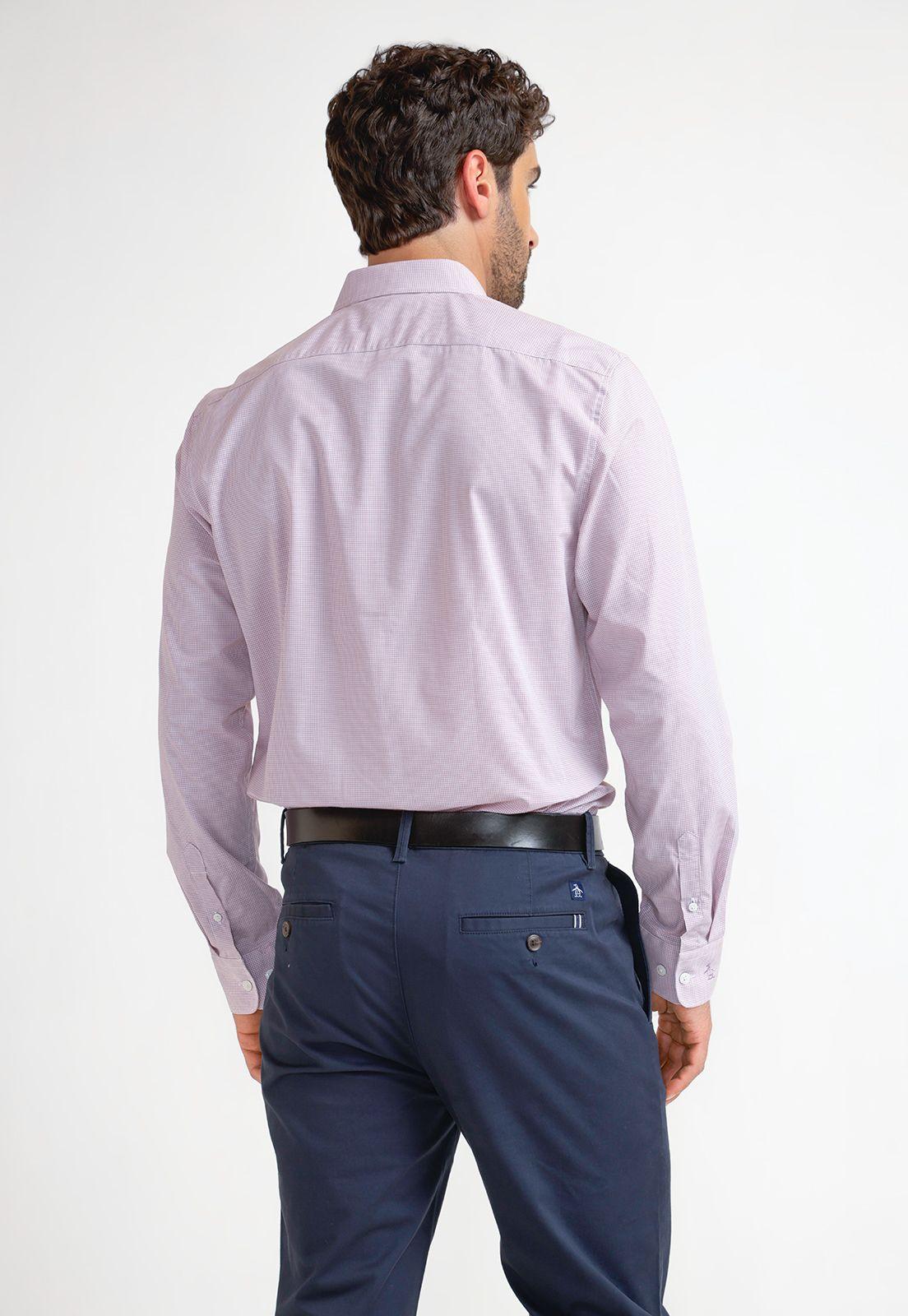 Camisa Formal Hombre Lila-3