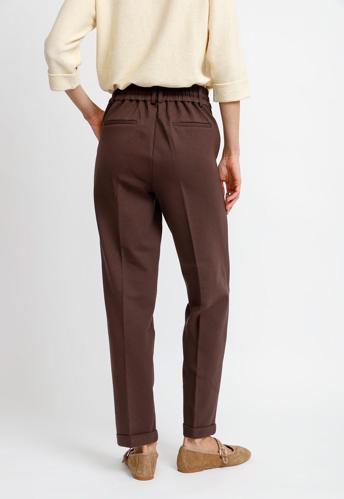 Pantalón Casual Chocolate Hailey Mujer-1