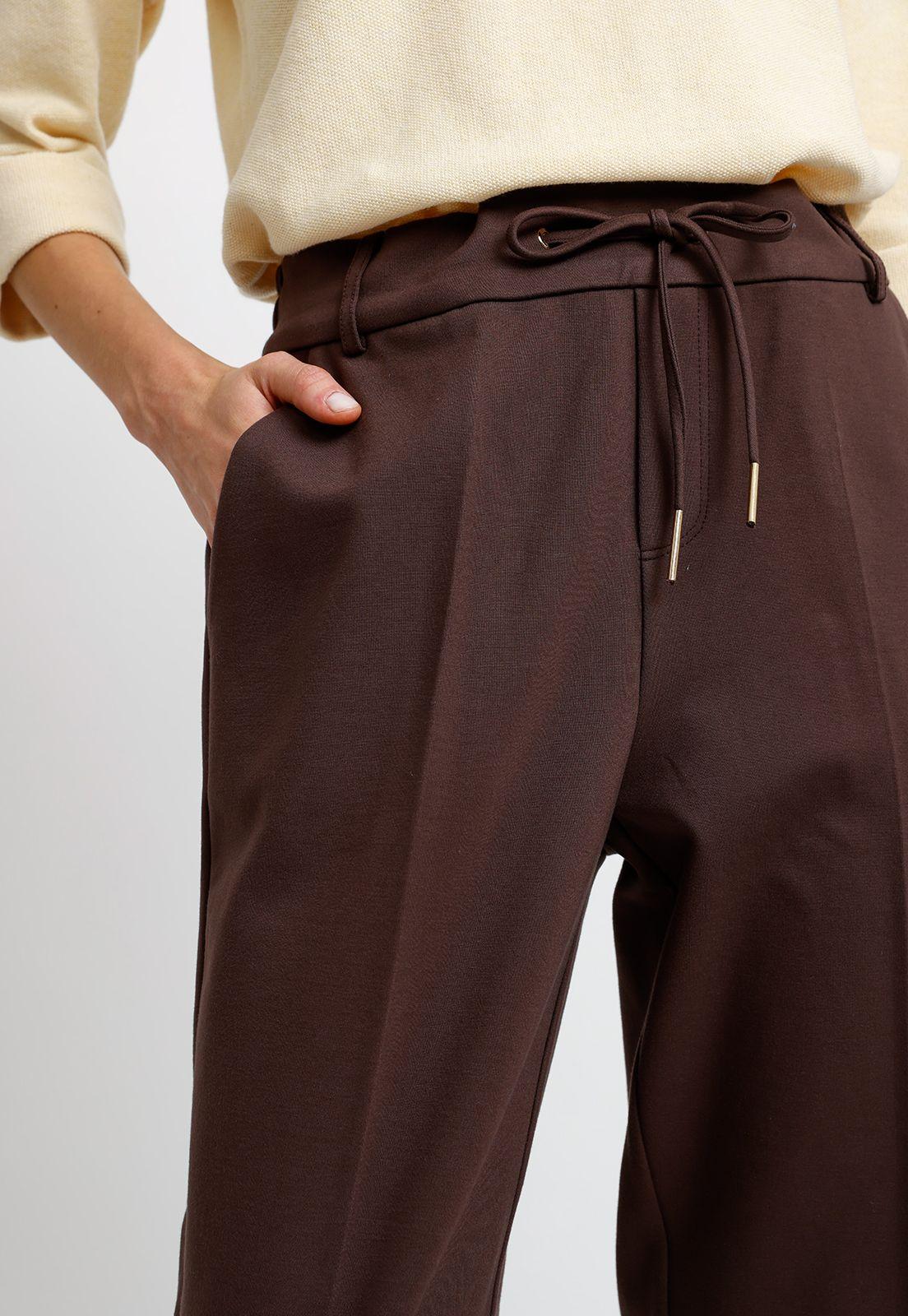 Pantalón Casual Chocolate Hailey Mujer-2
