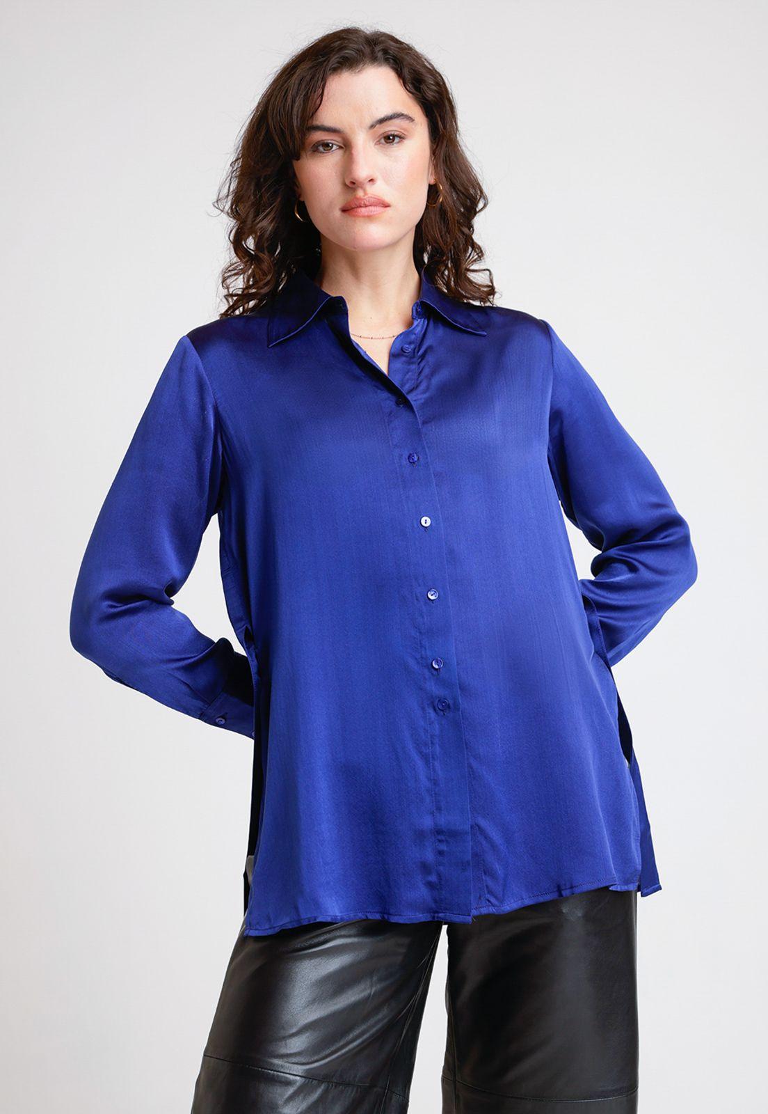 Blusa De Mujer Modelo Paris Color Azul-0