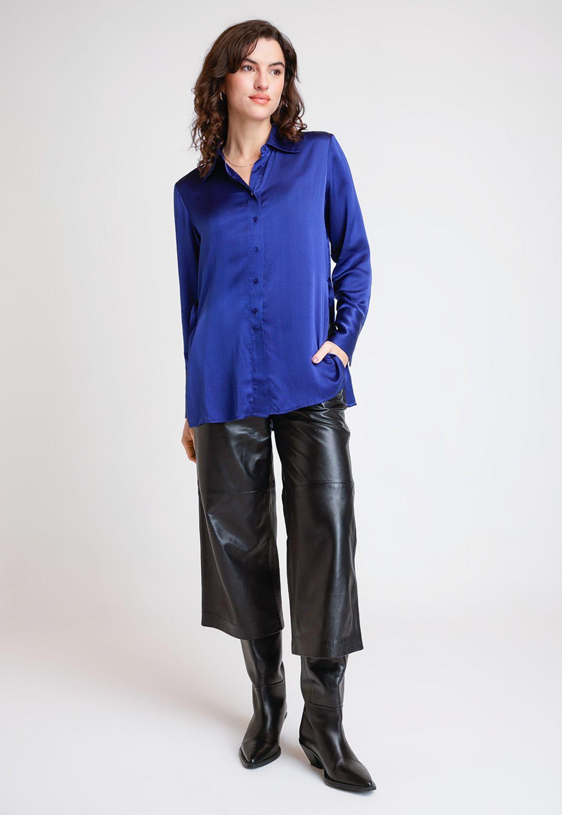 Blusa De Mujer Modelo Paris Color Azul-3