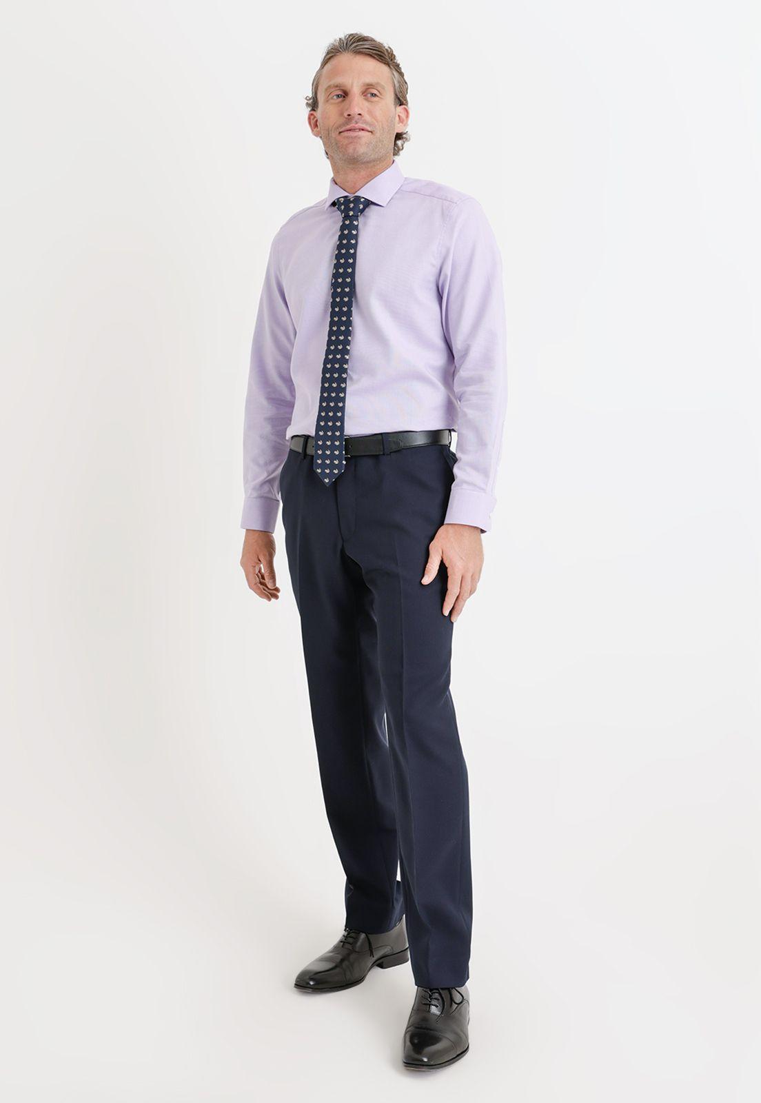 Camisa formal hombre executive lila-3