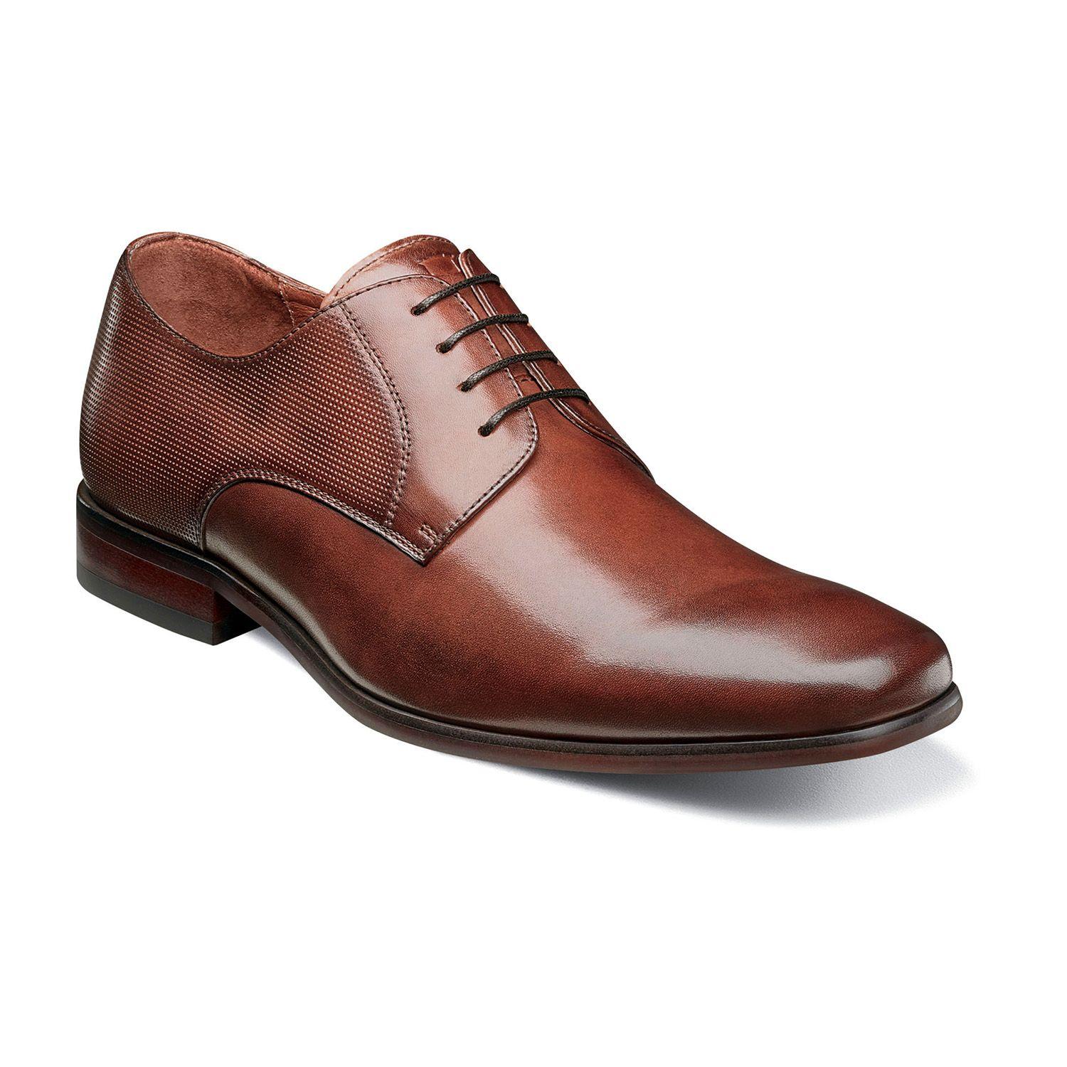 Zapatos Postino Plain Toe Cognac-0