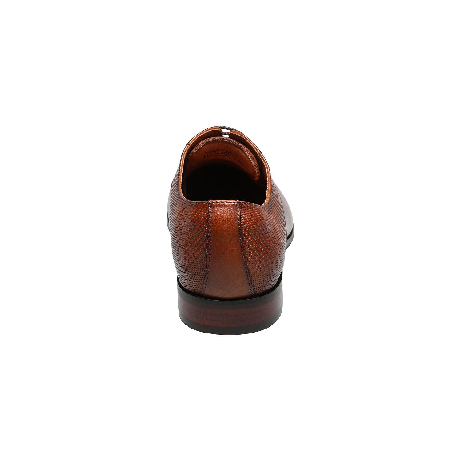 Zapatos Postino Plain Toe Cognac-3