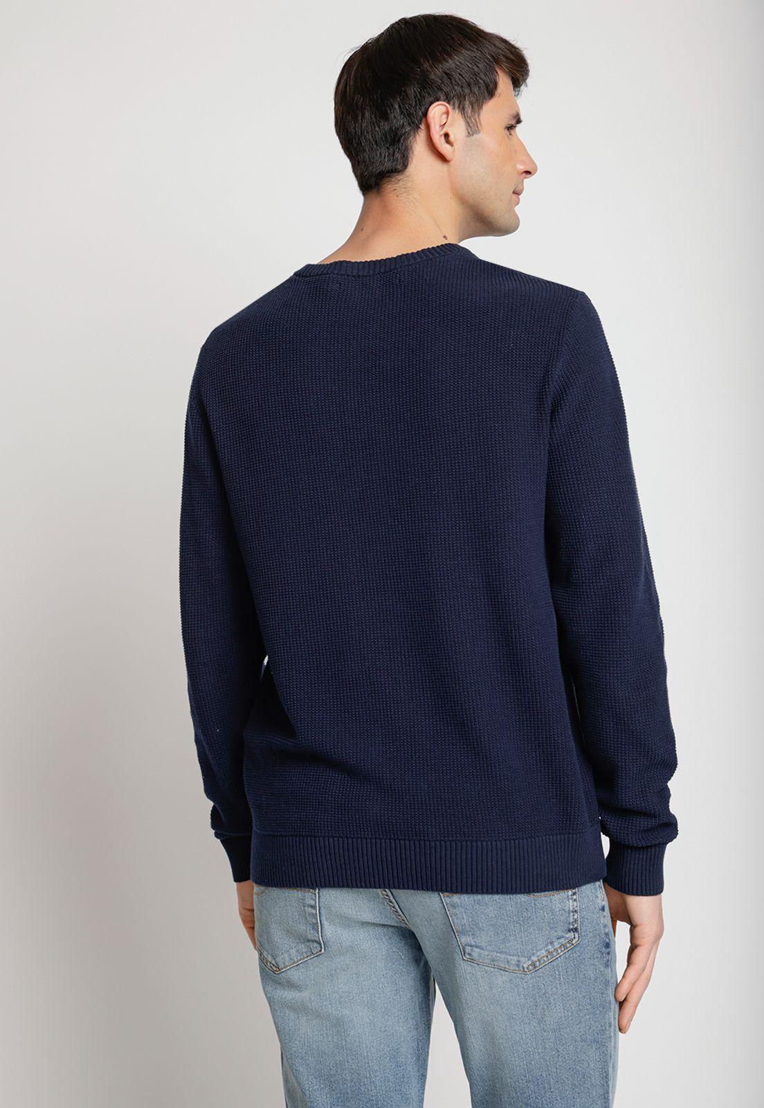Sweater Hombre Cuello Redondo Navy-1