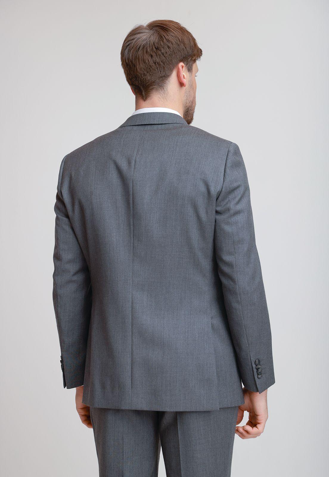 Chaqueta Formal Hombre Lana S100'S Liso Slim Mix&Color Marengo-1