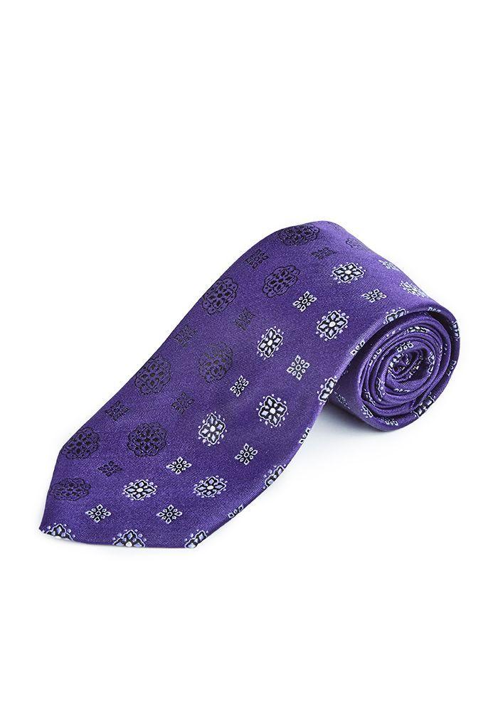 Corbata Luxury Fantasía Morado-0