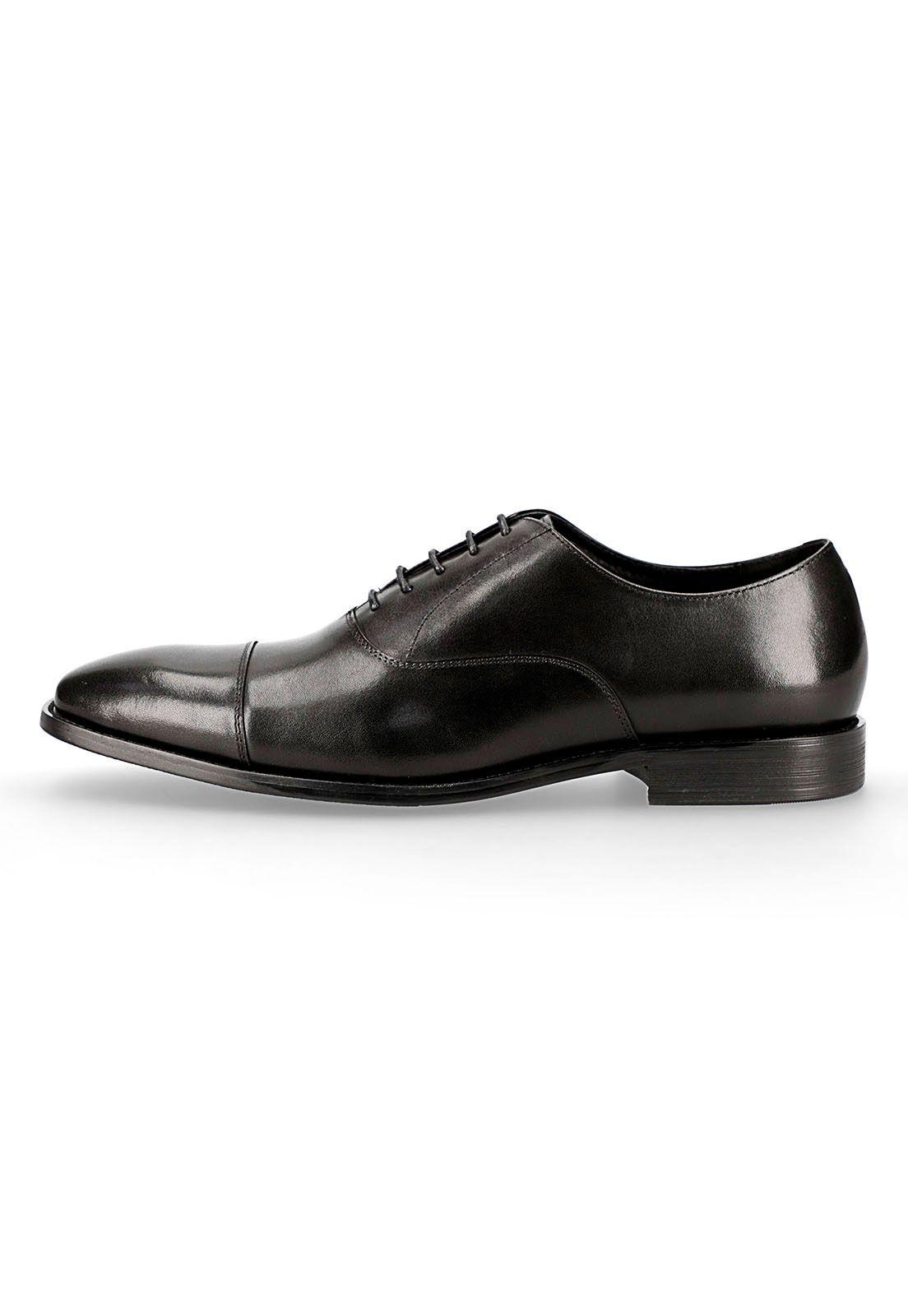 Zapato Formal Cuero Negro-1