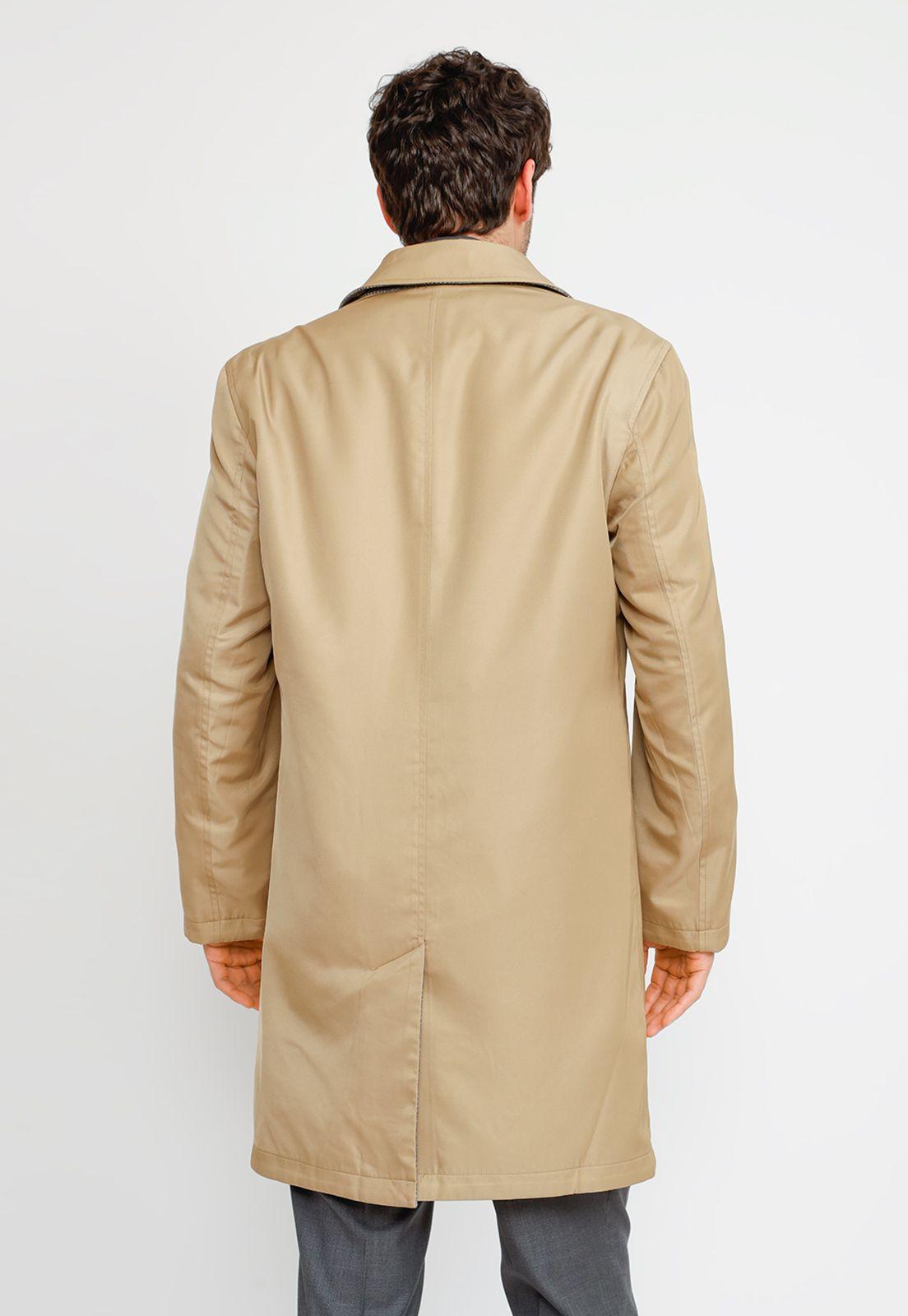 Impermeable Formal Hombre Classic 2 Sides Camel-1