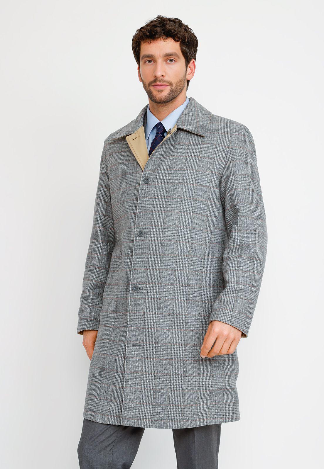 Impermeable Formal Hombre Classic 2 Sides Camel-4