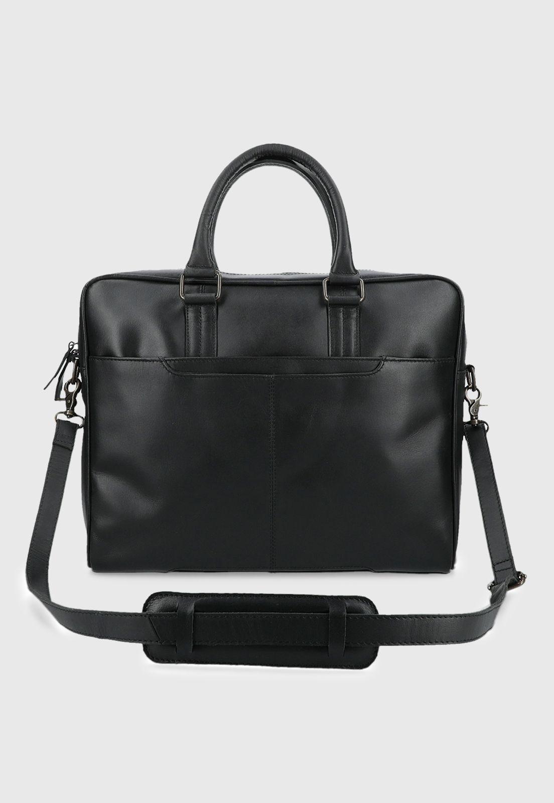 Bolso de cuero Negro-2