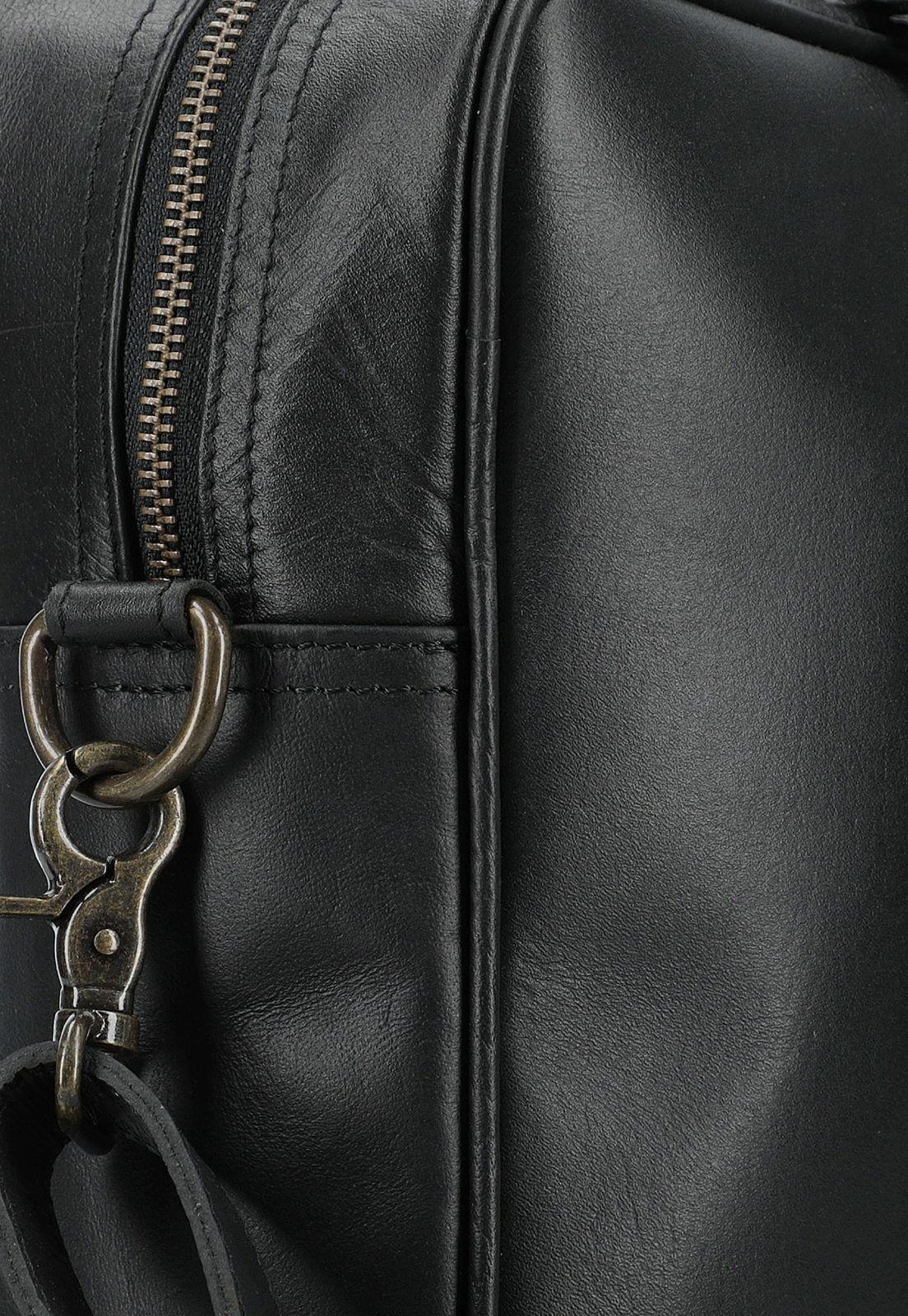 Bolso de cuero Negro-3
