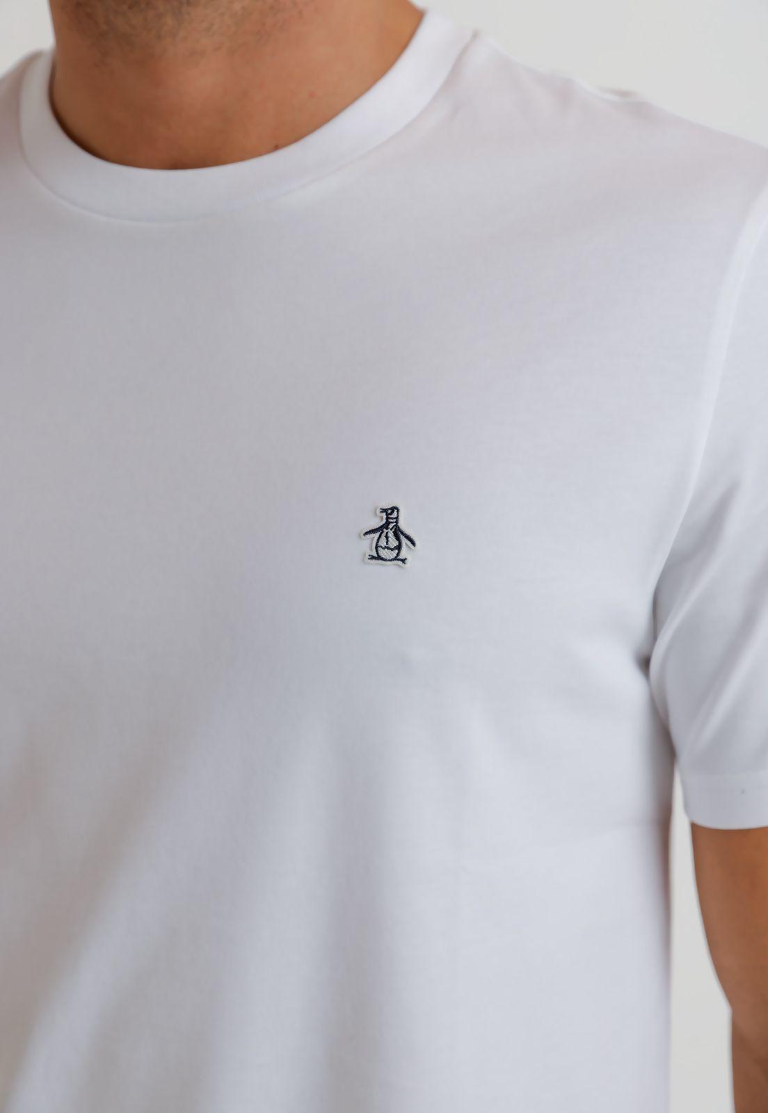 Polera Hombre Manga Corta Blanca OPKB2001-2