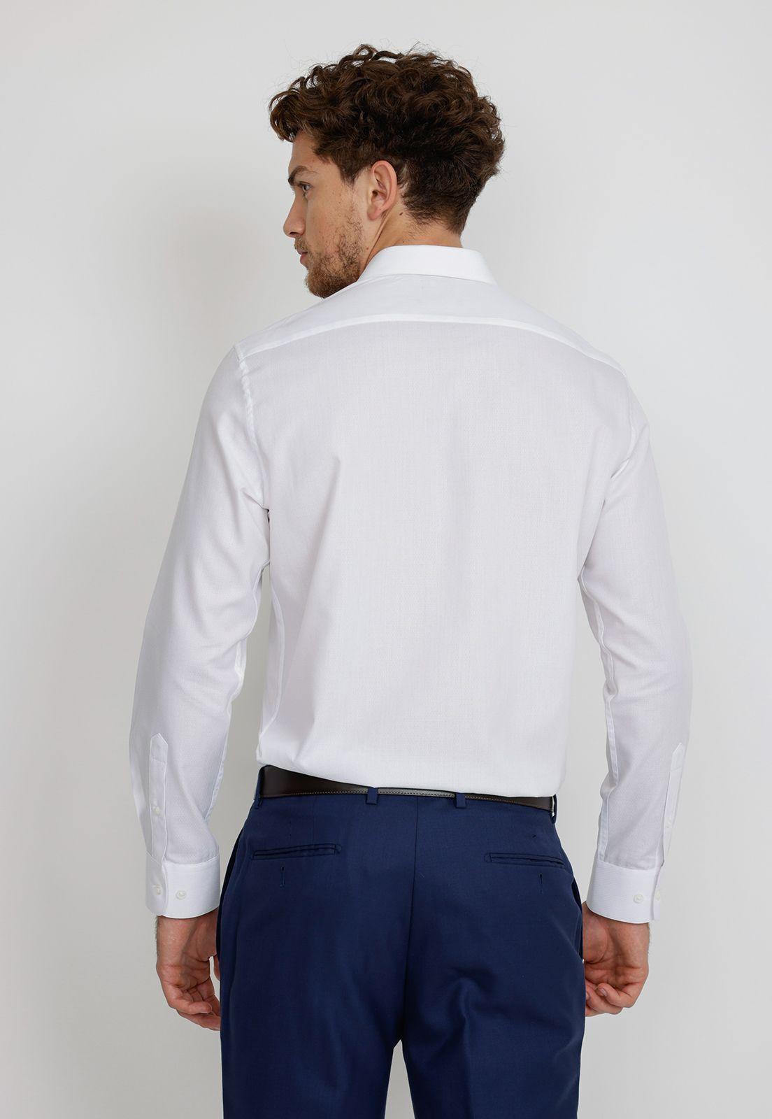 Camisa hombre Formal Slim Fit Executive  Algodón Blanco -1