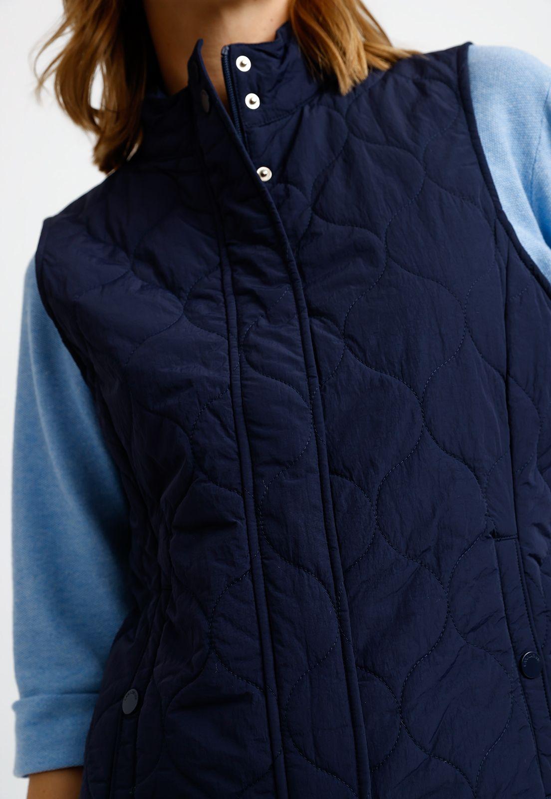 Parka Sin Mangas Navy Sauce Mujer-2