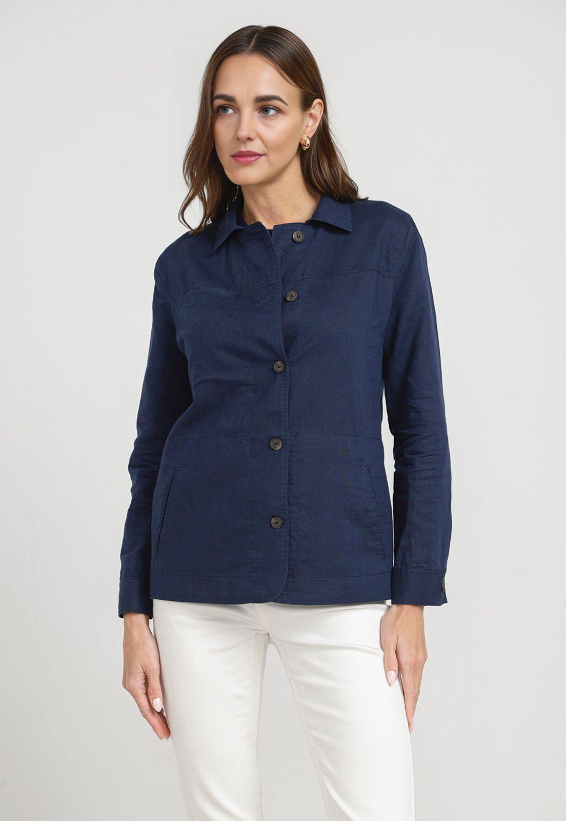 Sobrecamisa Mujer Astazú Marino-0