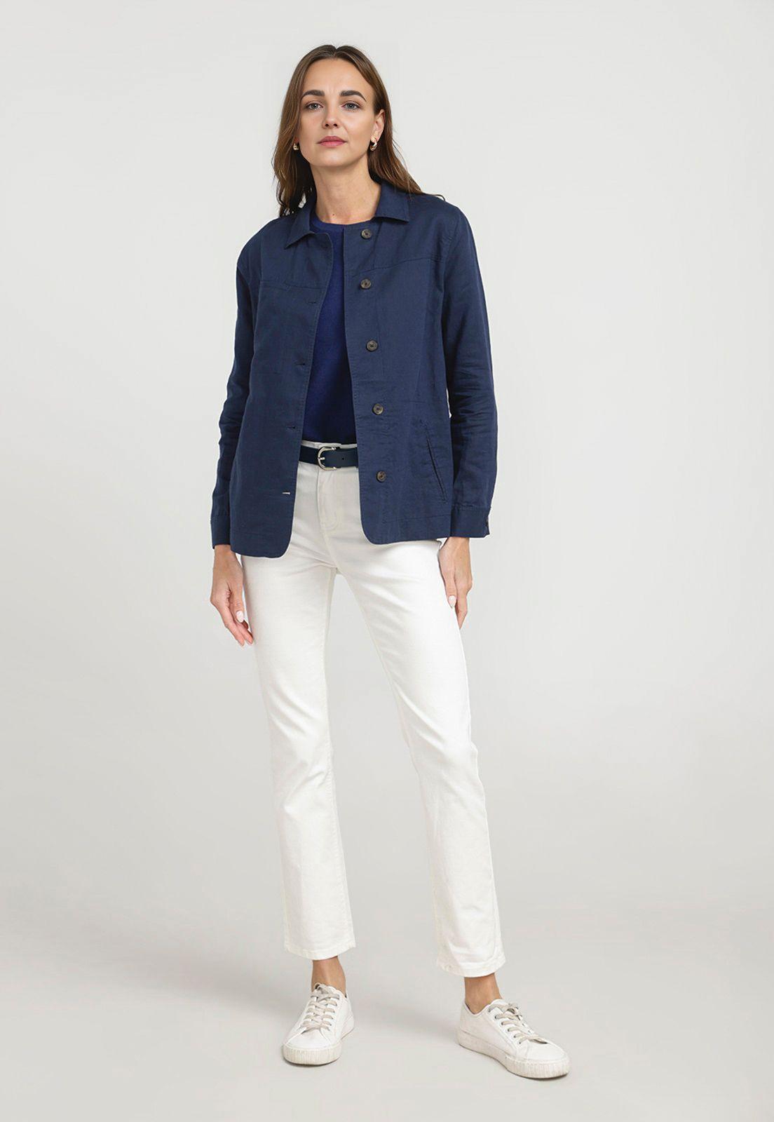 Sobrecamisa Mujer Astazú Marino-3