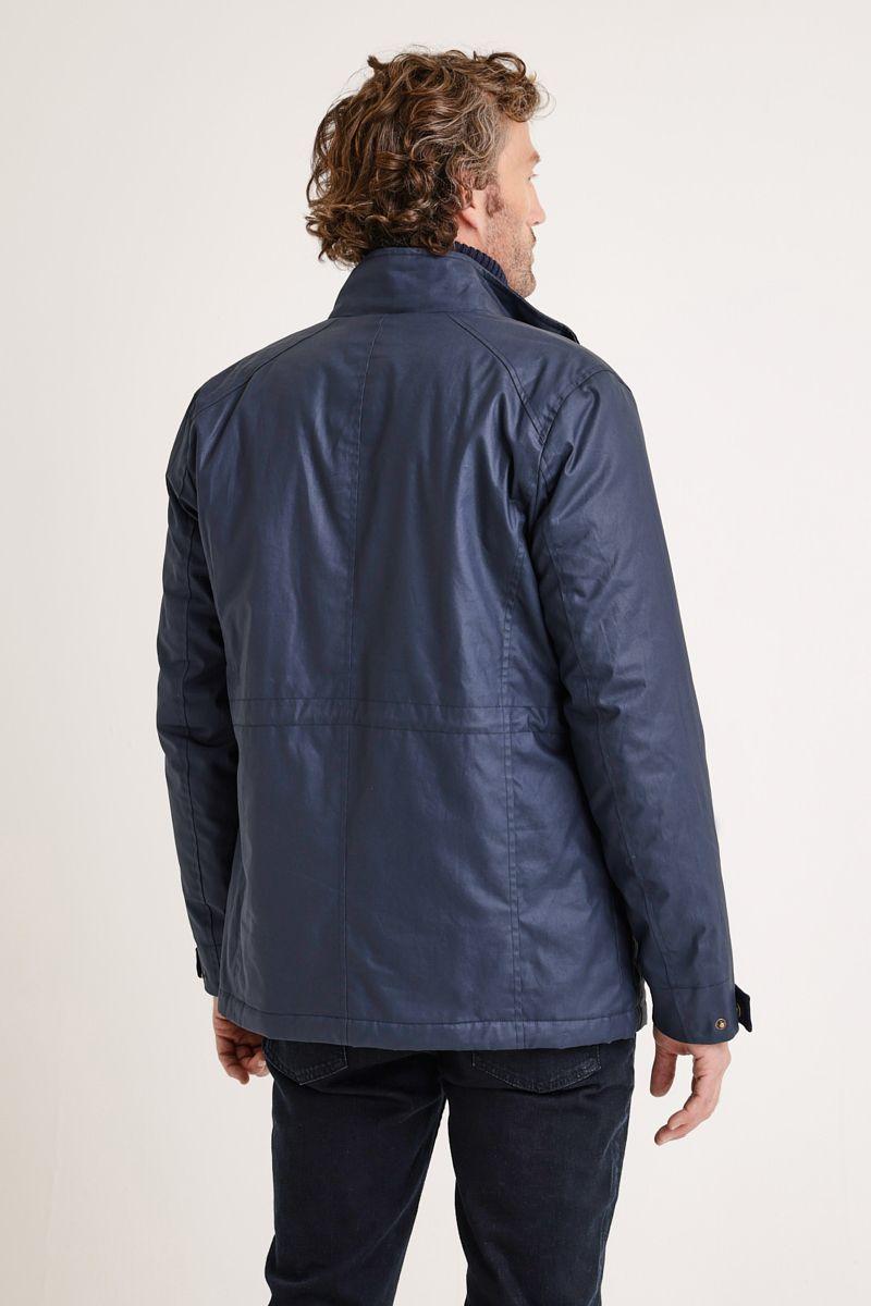 Chaqueta hombre acolchada azul marino-1