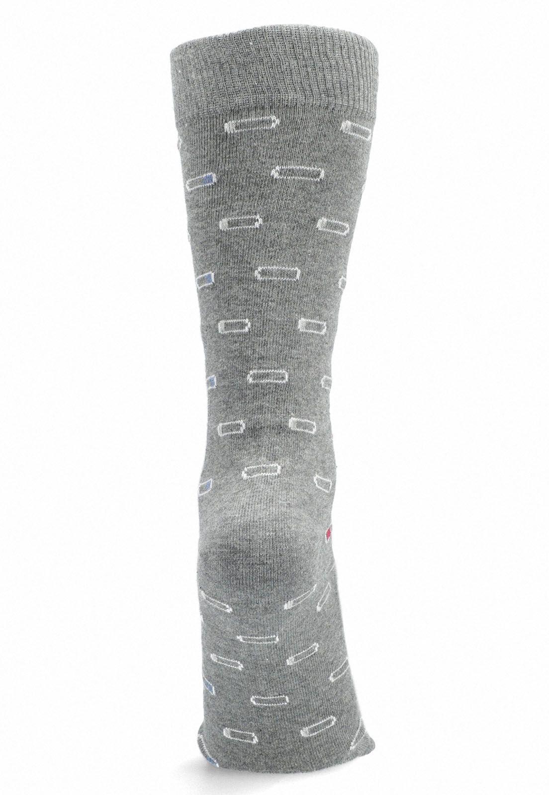 Calcetín Diseño Gris-1