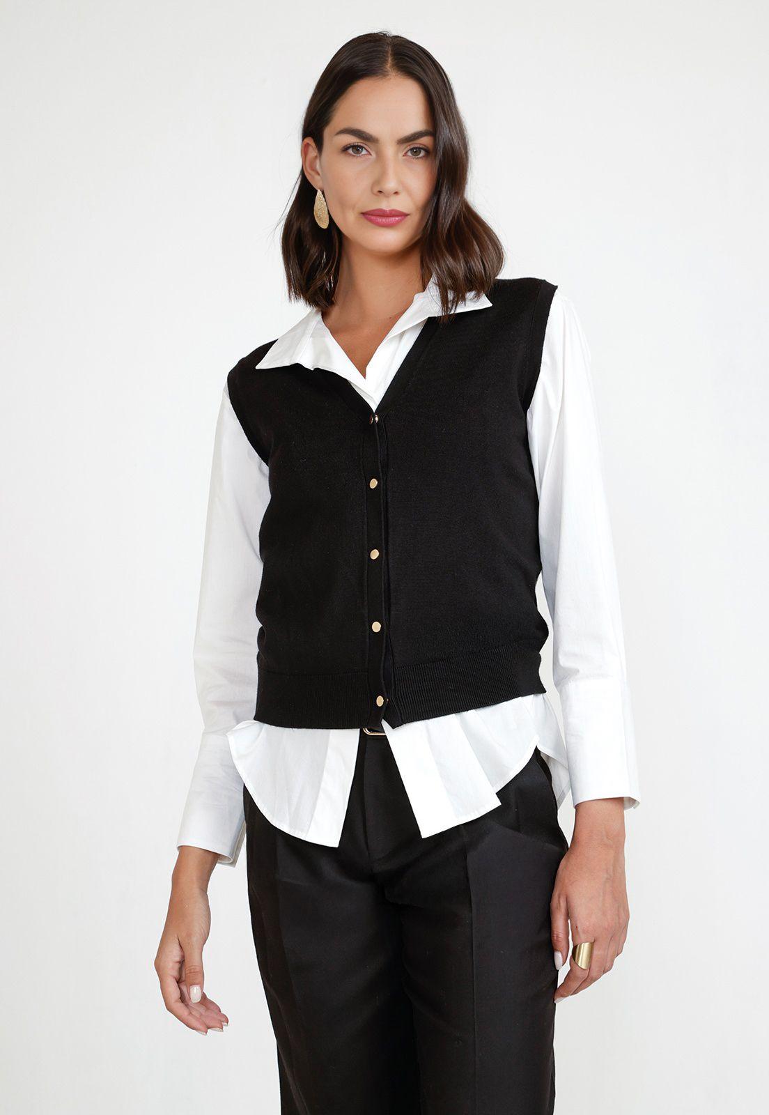 Tejido Mujer Apia Negro-0