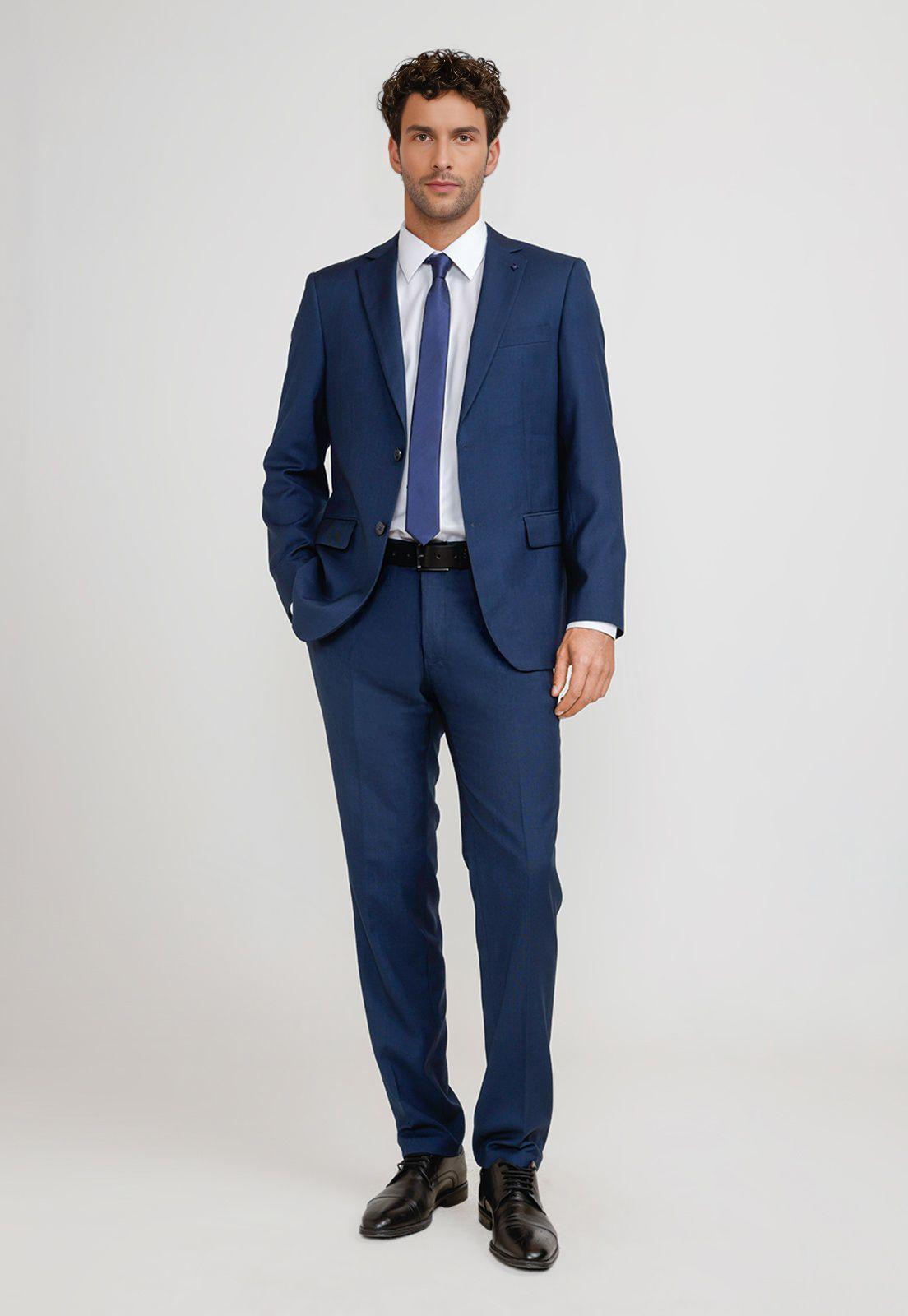 Traje Hombre Formal Trl Azul Marino-0
