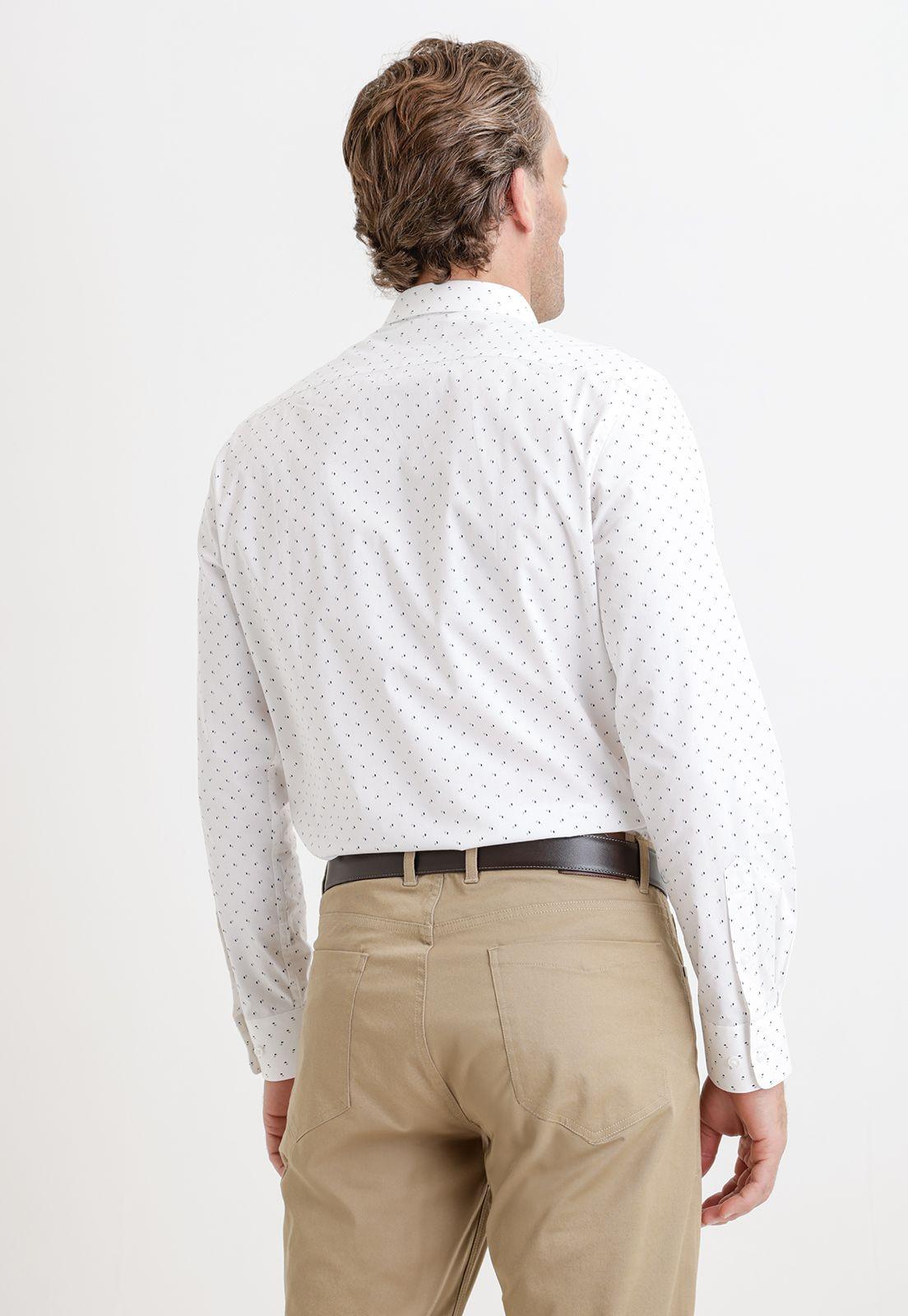Camisa Formal Hombre blanco-1