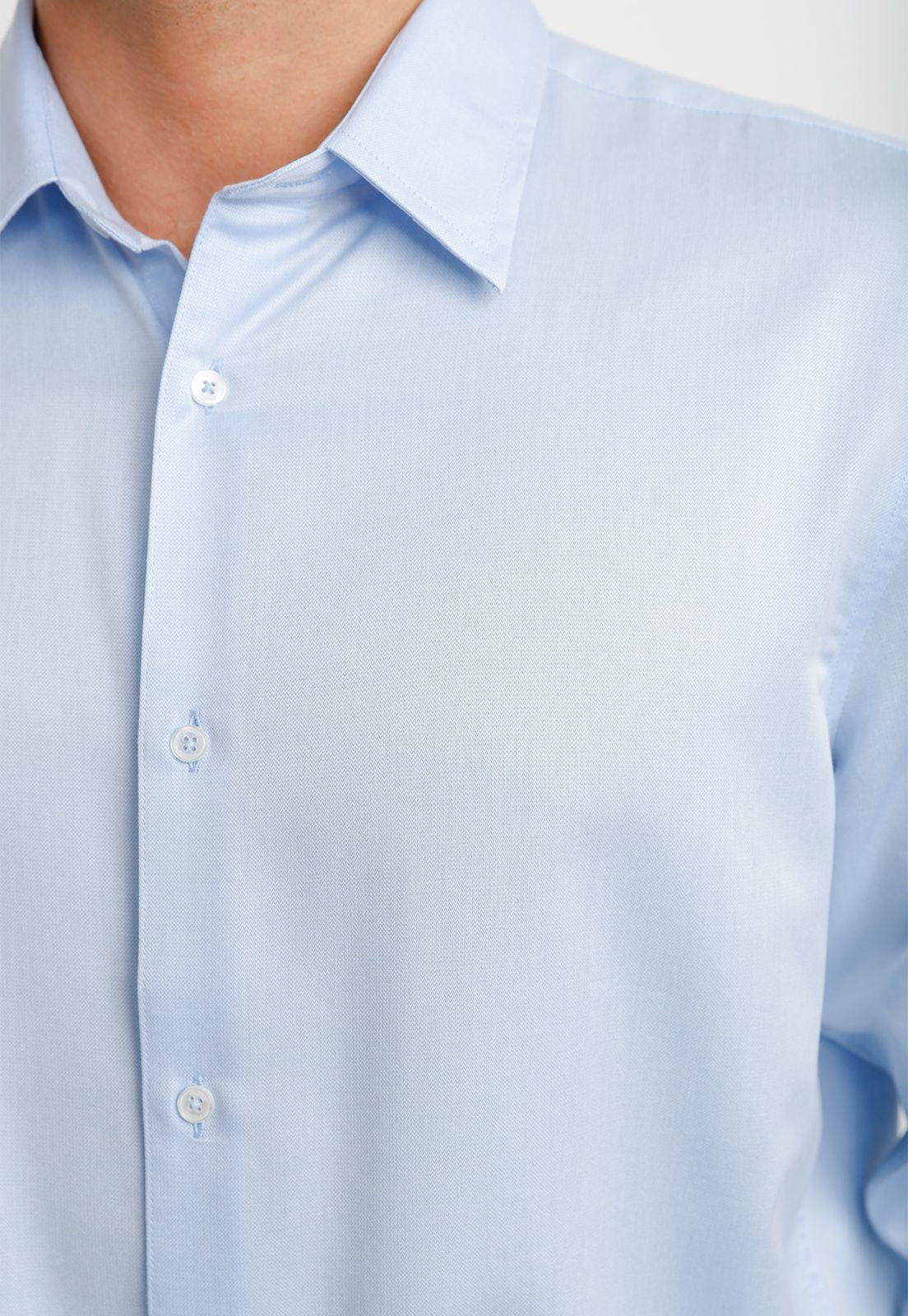 Camisa Hombre Formal Celeste Claro SS1121001-2