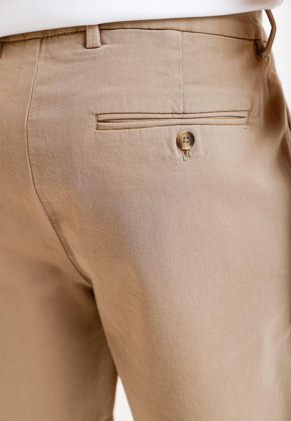 Bermuda Hombre Stretch Khaki-2