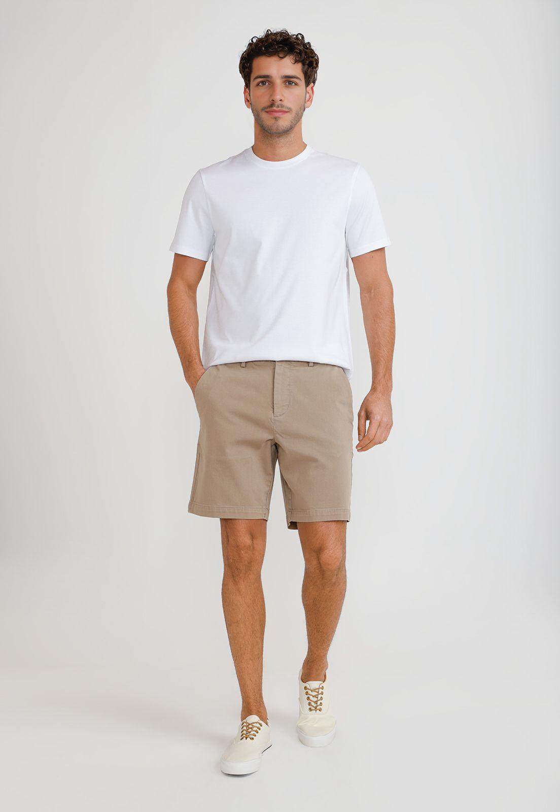 Bermuda Hombre Stretch Khaki-3