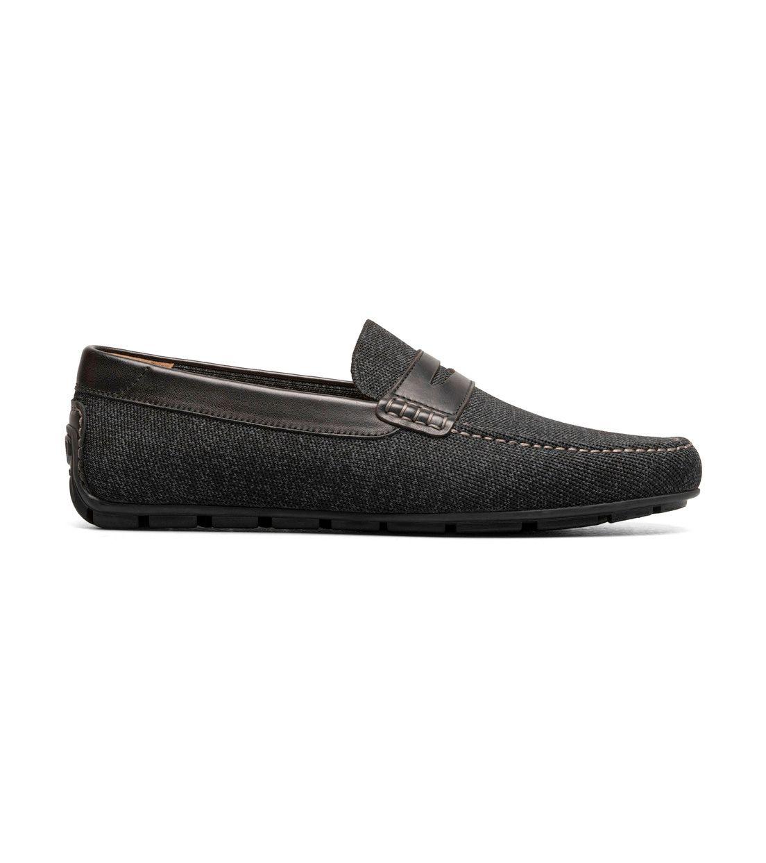 Mocasines Casual Motor Knit Penny Negro-2