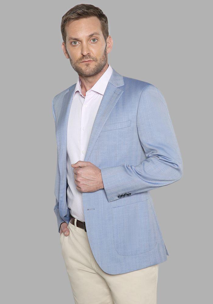 Chaqueta Classic Celeste-0