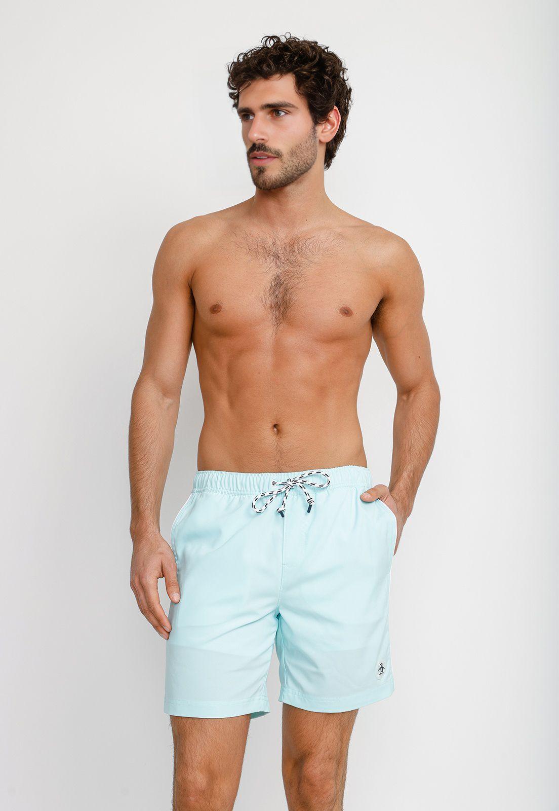 Traje De Baño Hombre Celeste OPSB1002-0