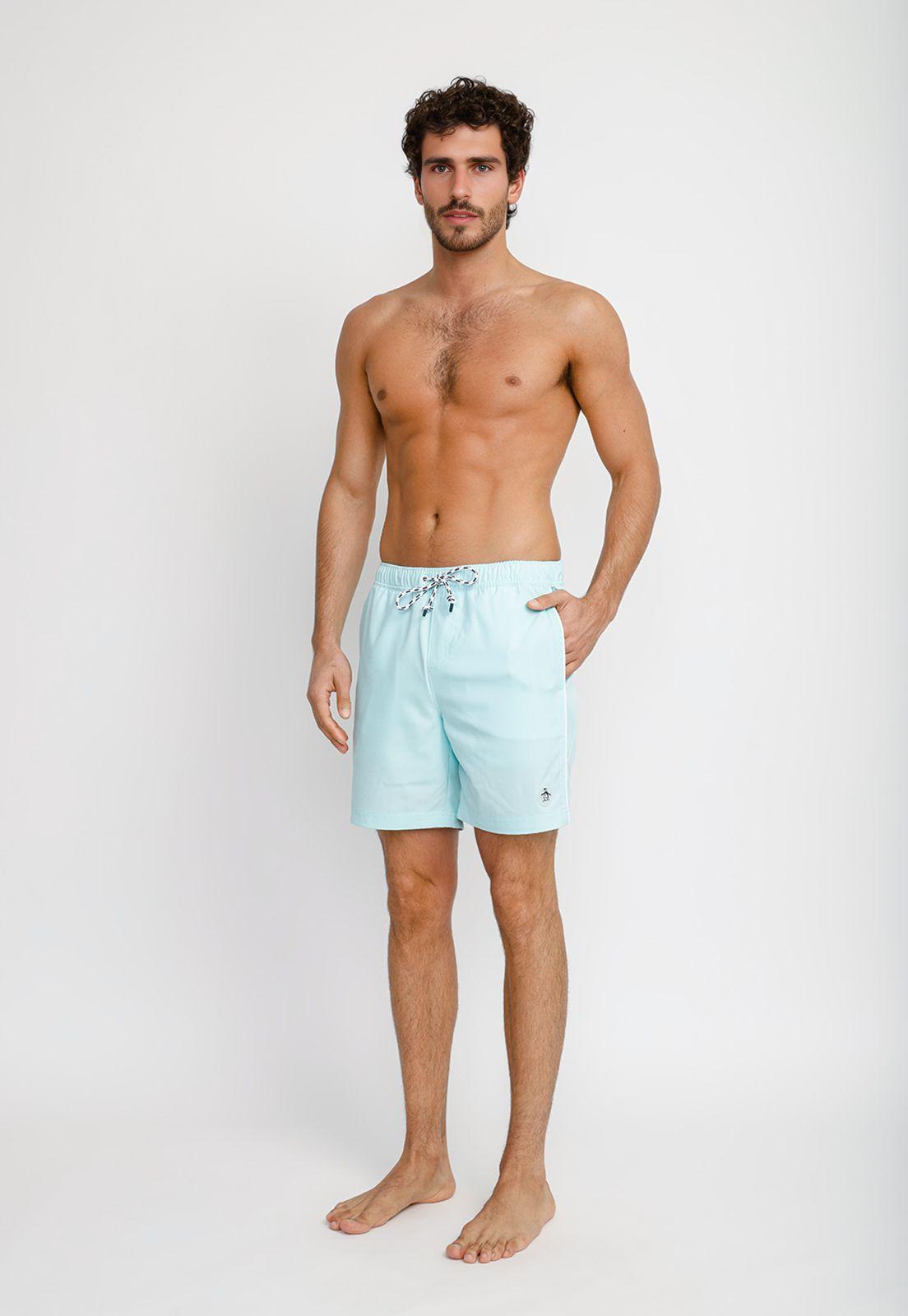 Traje De Baño Hombre Celeste OPSB1002-3